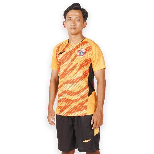 Juaraga Persija Jersey Training 2024 Hunter Stripes - Oranye