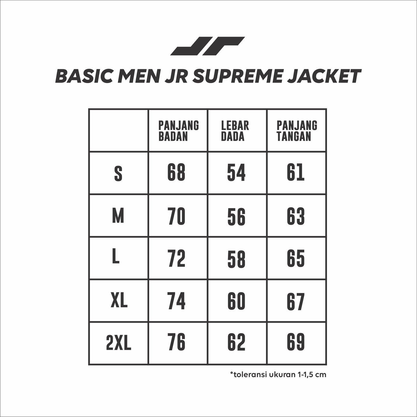 Juaraga Jaket Casual - Pria JR Supreme - Merah Maroon