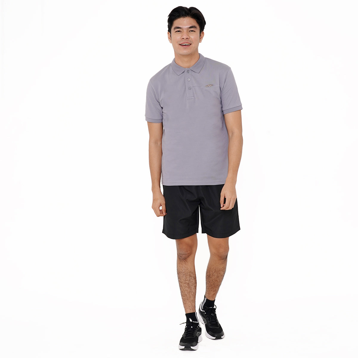 Juaraga Polo Shirt - Pria JR Signature - Abu