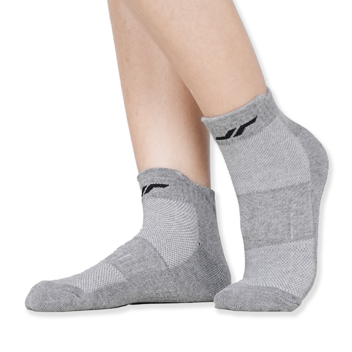 Juaraga Kaos Kaki - JR Mid Cushion - Abu