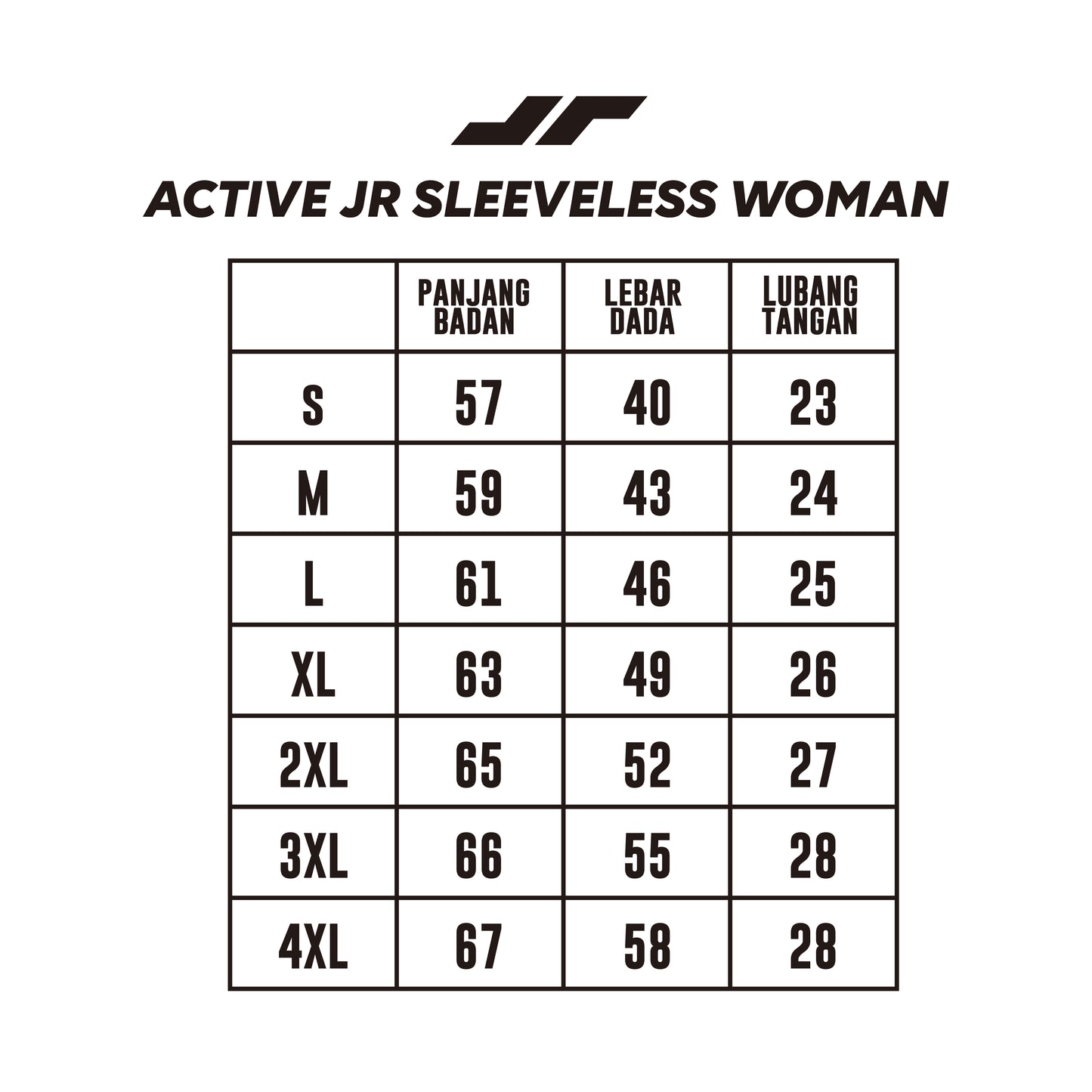 Juaraga Jersey Sleeveless Wanita - White