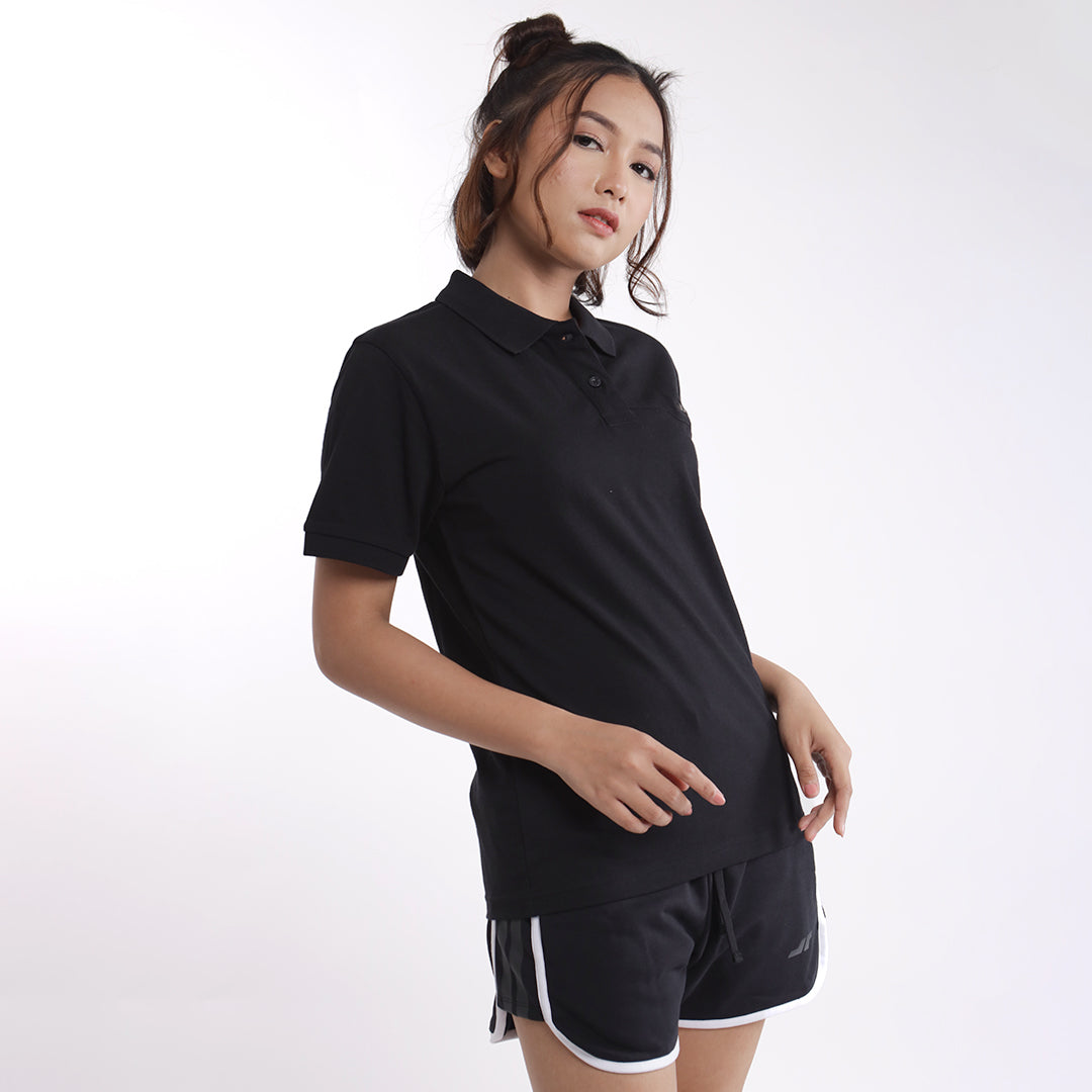 Juaraga Polo Shirt - Wanita JR Signature - Hitam
