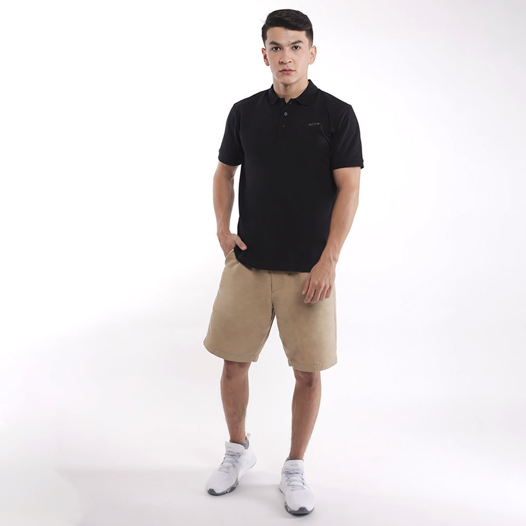 Juaraga Polo Shirt - Pria JR Signature - Hitam