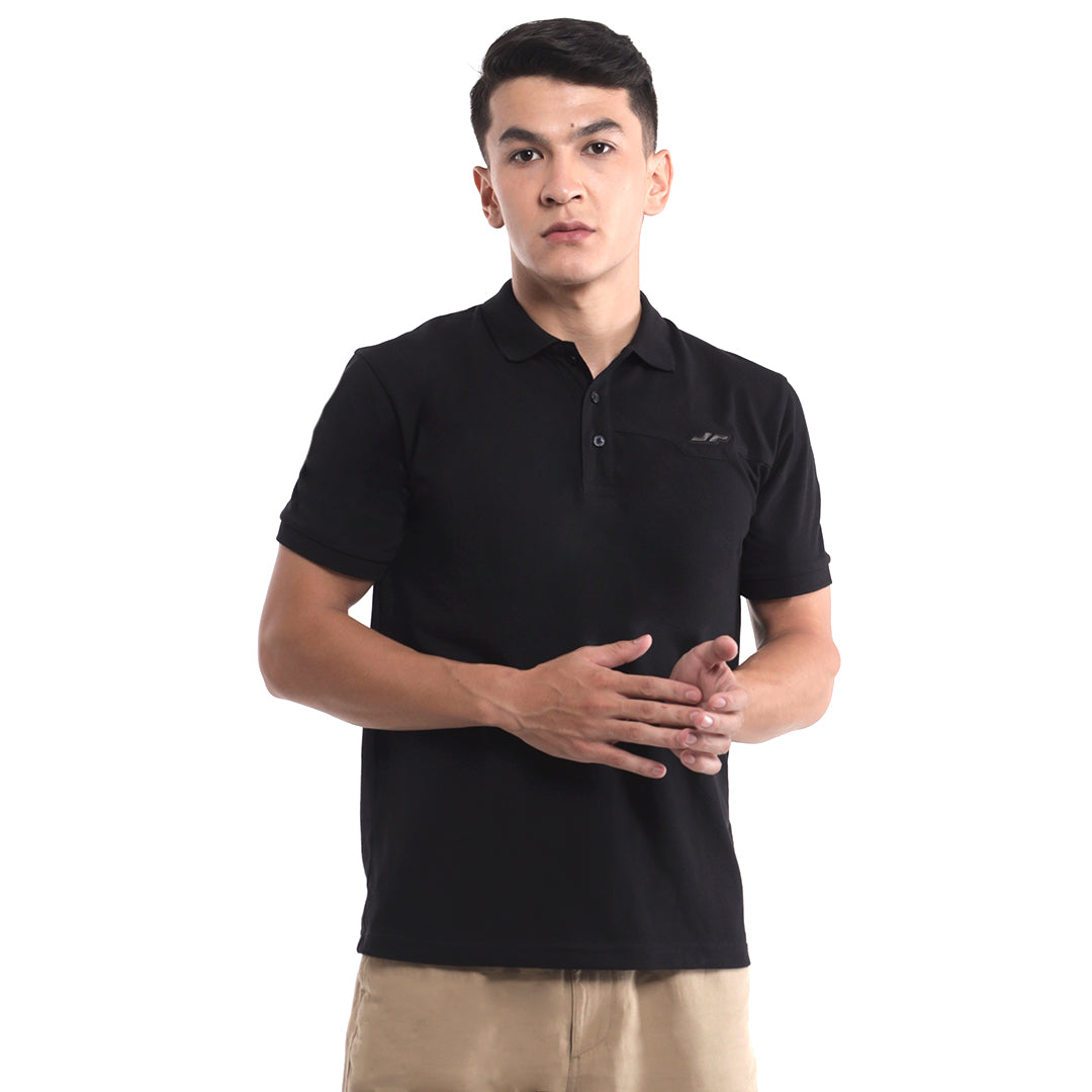Juaraga Polo Shirt - Pria JR Signature - Hitam