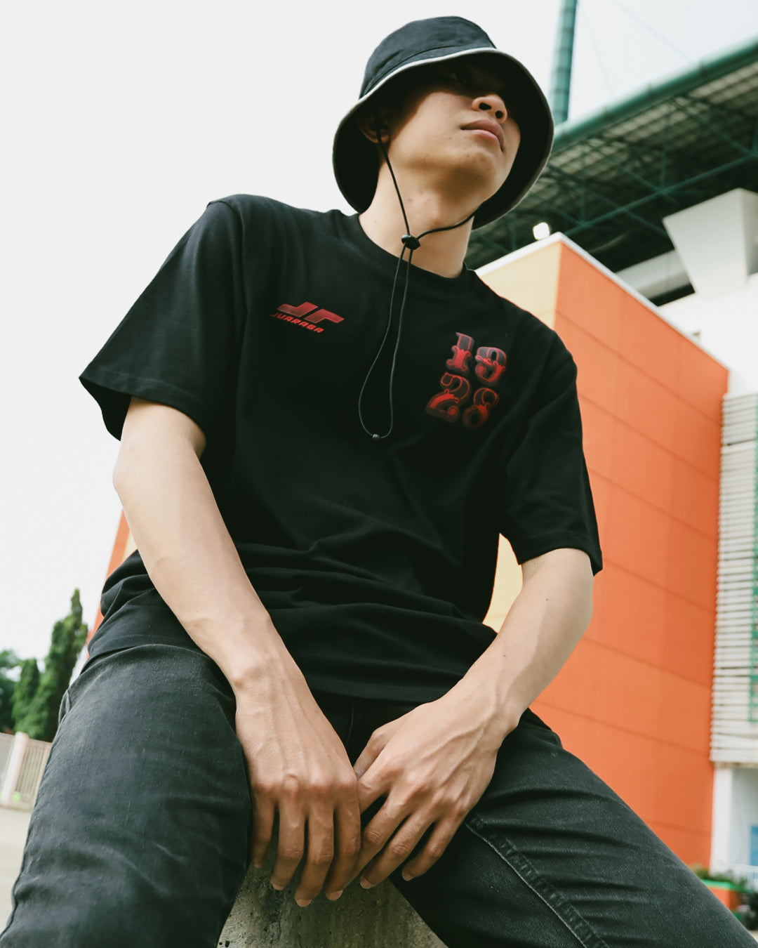 Juaraga Persija T-Shirt - Red Fury - Hitam