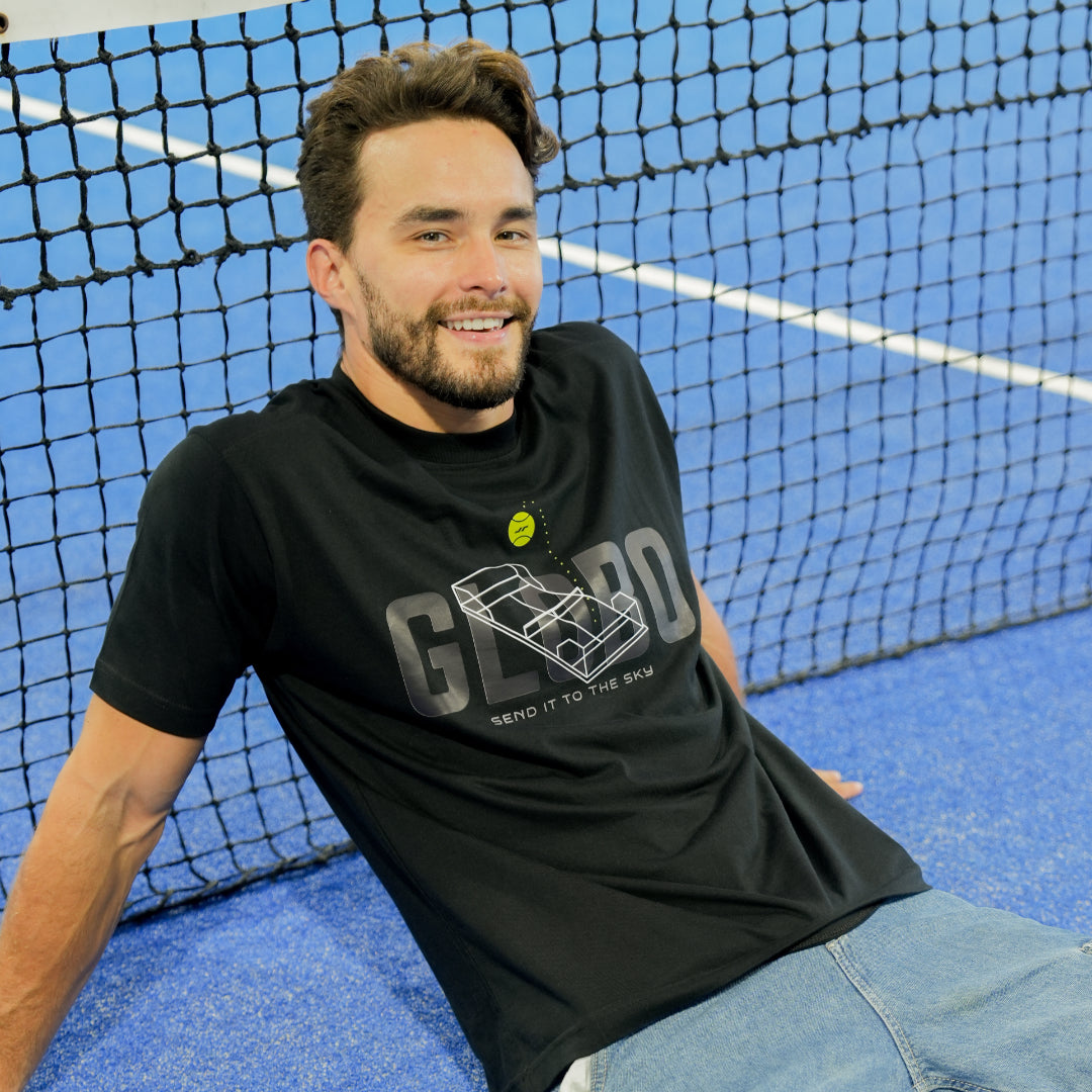 Juaraga Padel T-Shirt Globo - Hitam