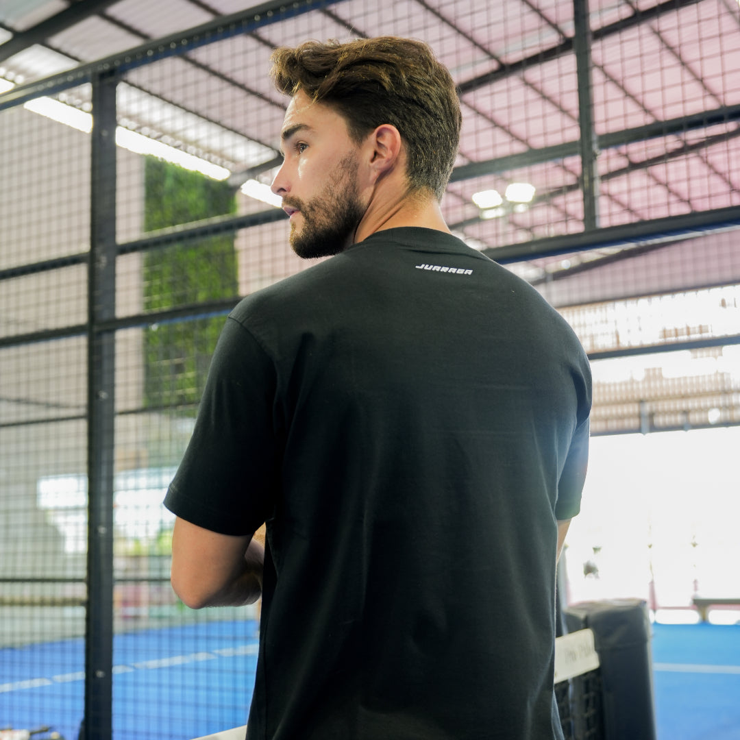 Juaraga Padel T-Shirt Globo - Hitam