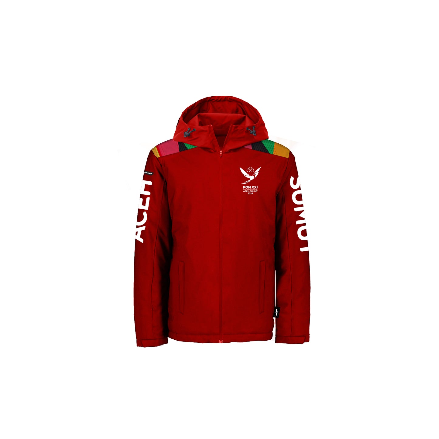 Jaket Windbreaker PON XXI 2024 - Gemilang - Merah