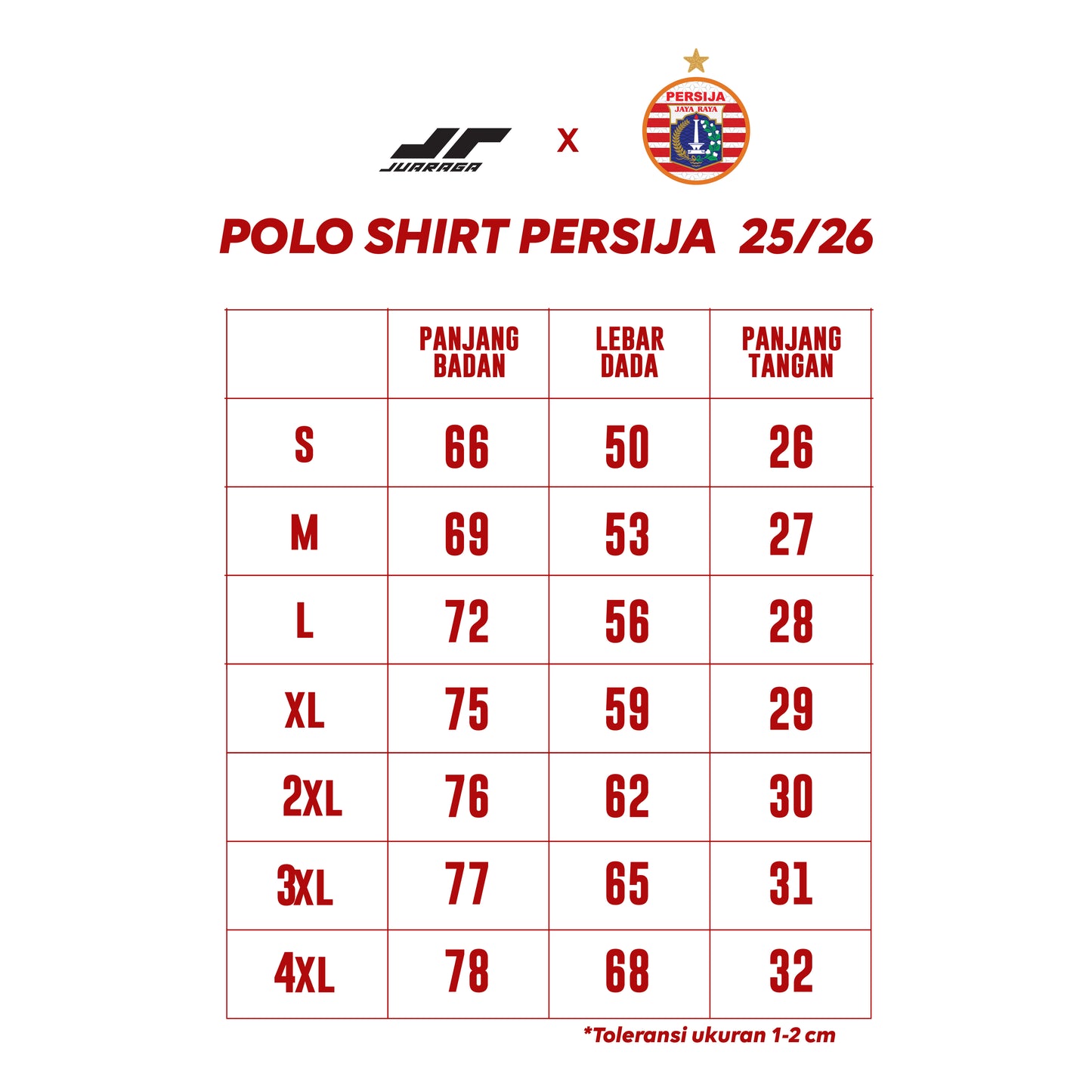 JUARAGA Persija Spark Polo Shirt 2025