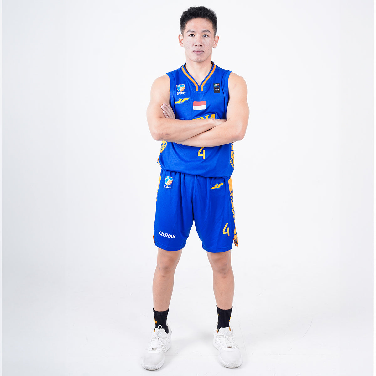 Juaraga Satria Muda Pertamina Jersey Basket - Match Home 2025 - Biru