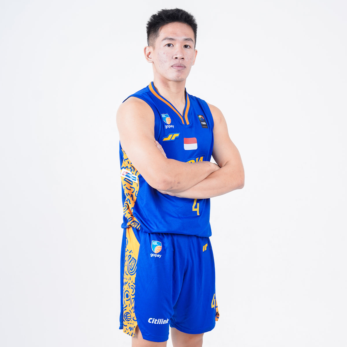 Juaraga Satria Muda Pertamina Jersey Basket - Match Home 2025 - Biru