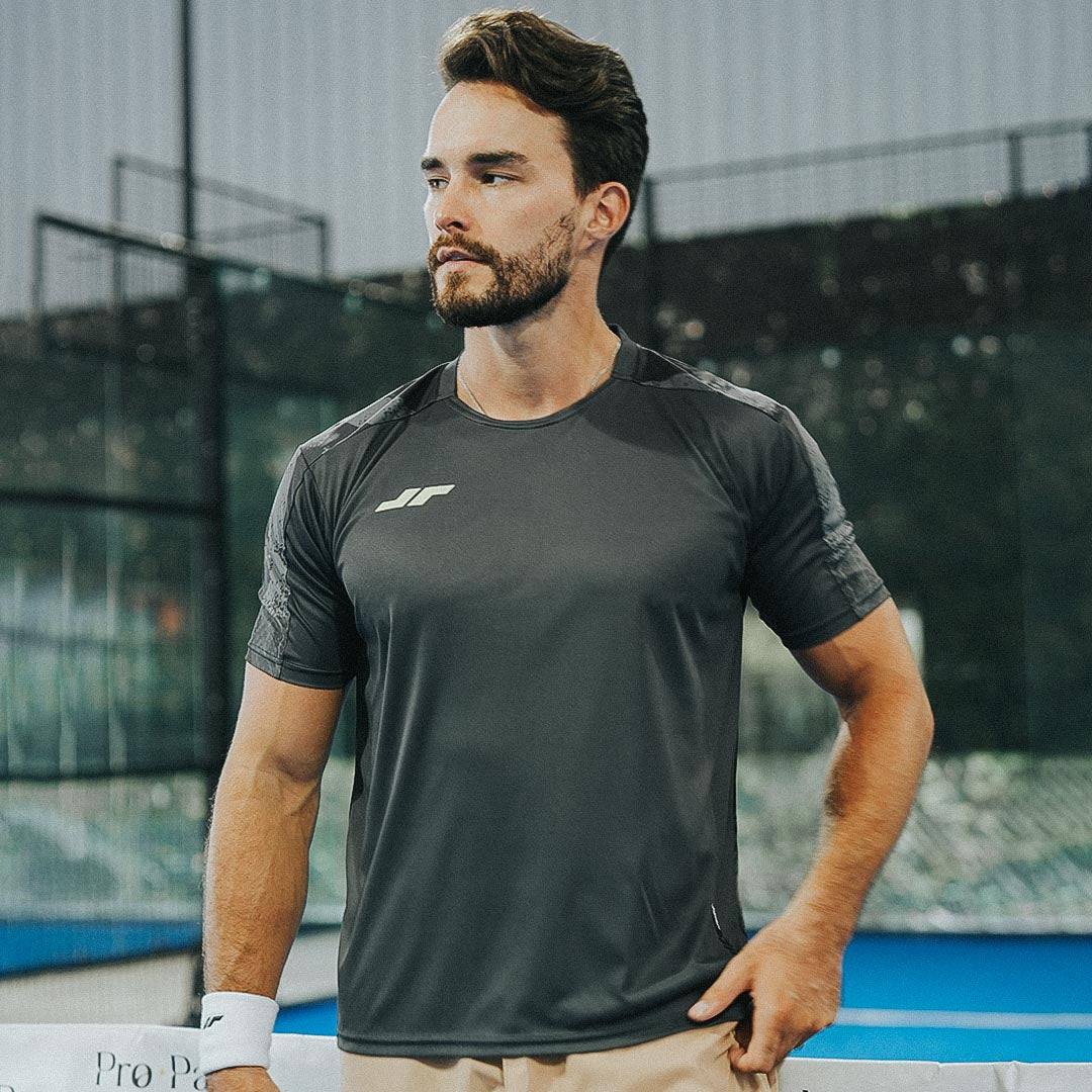Juaraga Padel Jersey Bandeja - Hitam