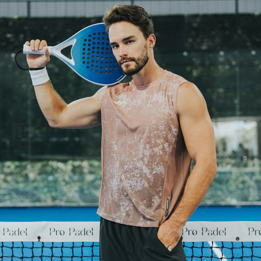 Juaraga Padel Jersey Sleeveless Libre - Mocca