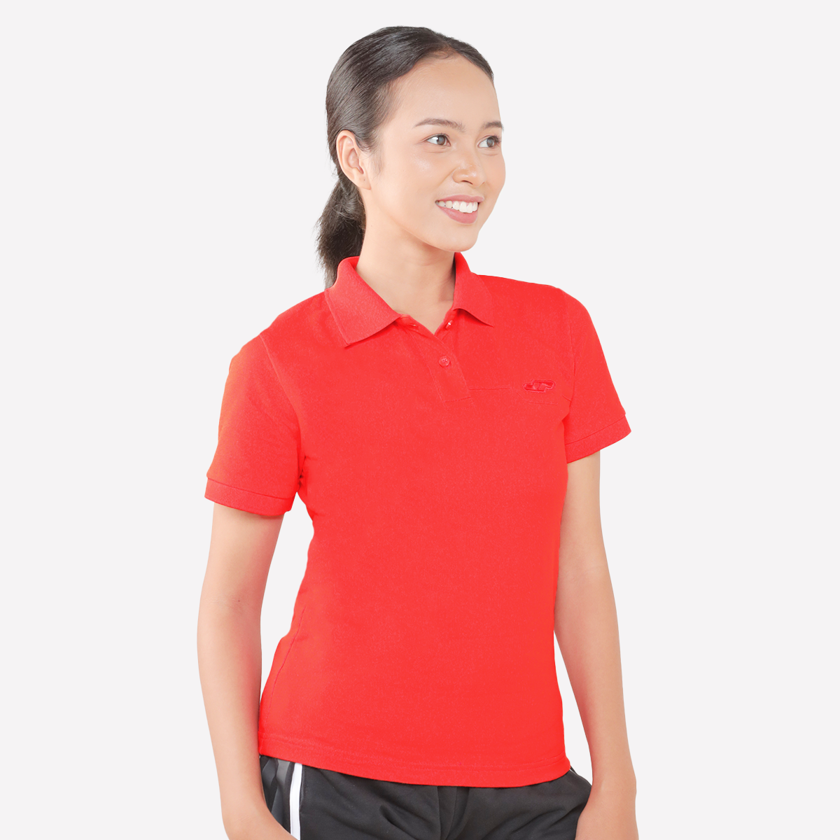 Juaraga Polo Shirt - Wanita JR Signature - Merah