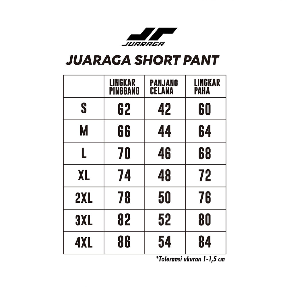 Juaraga JR Flexio Pants – Performance Padel Shorts | Celana Pendek Olahraga Lightweight Stretch - Putih Hijau / White Teal - Padel Collection 2026