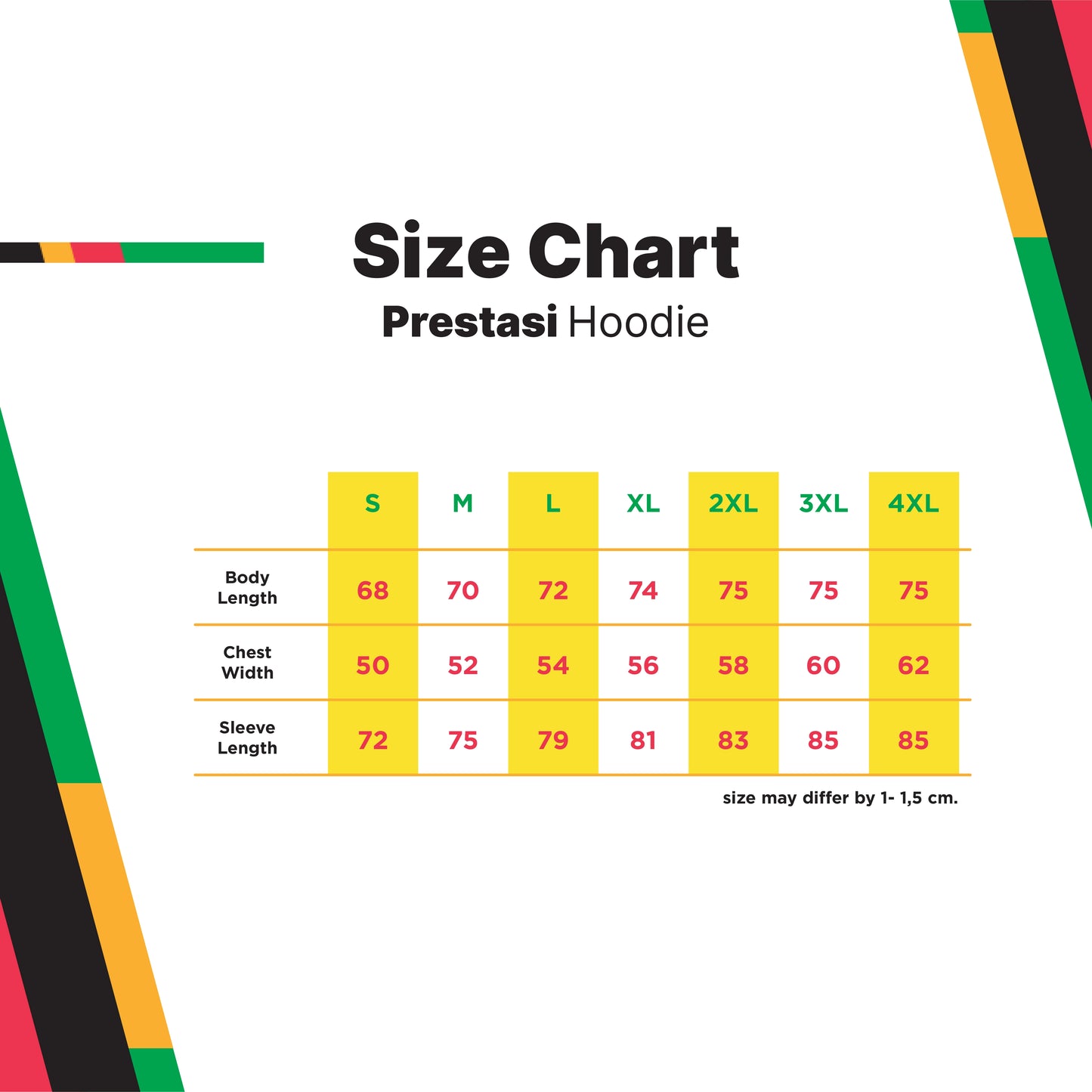 Hoodie PON XXI 2024 - Prestasi - Hitam