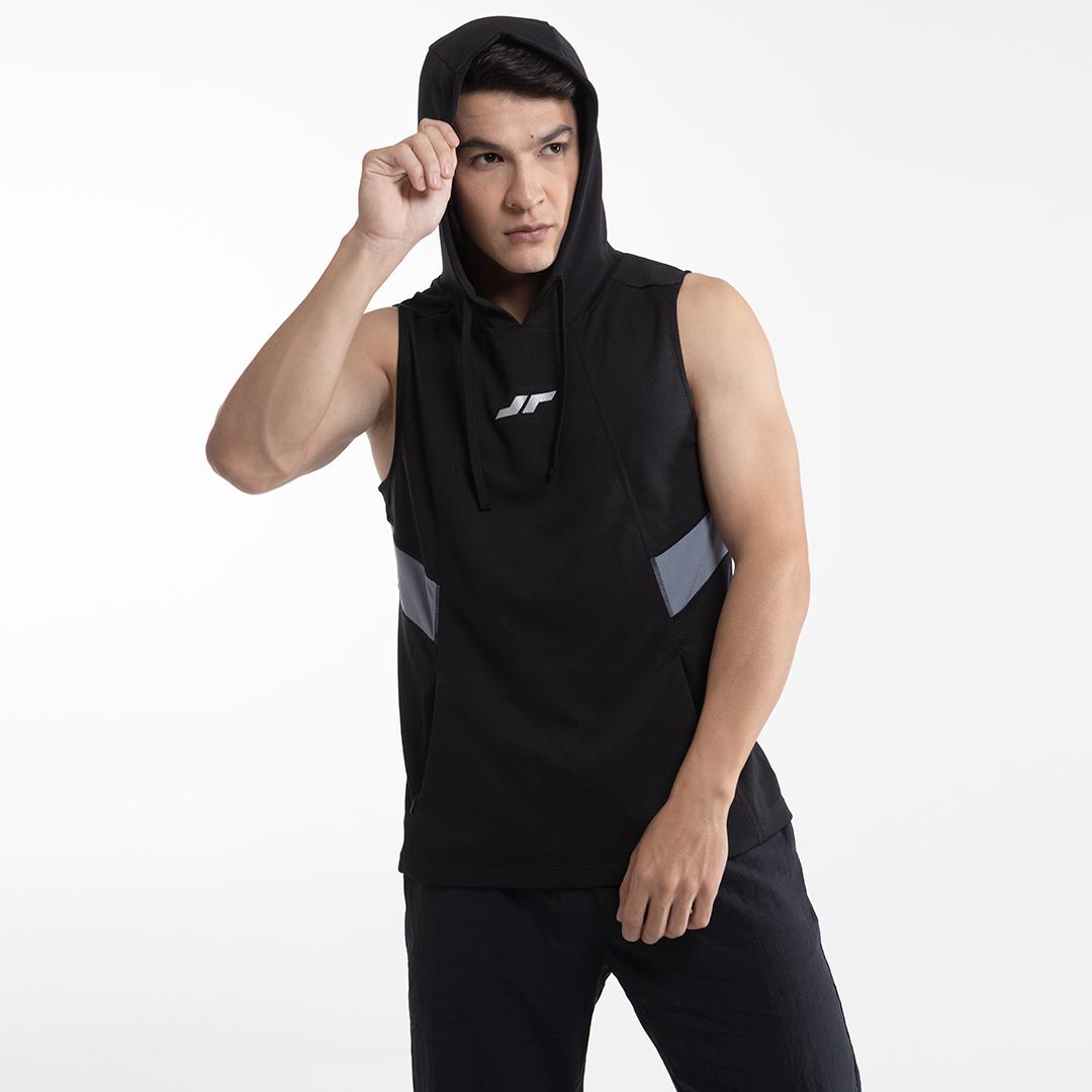 Juaraga Jersey Hoodie Sport - Pria JR Empower - Hitam