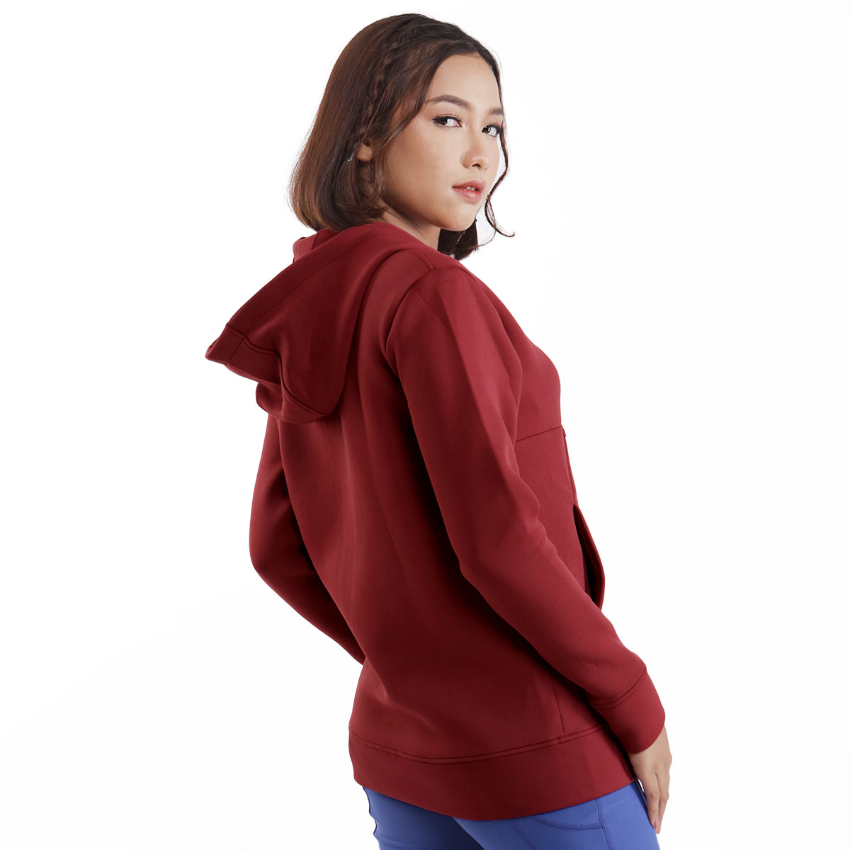 Juaraga Sweater Hoodie - JR Cozy - Maroon