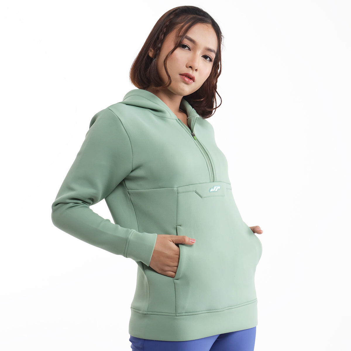 Jaket Sweater Cozy Olive