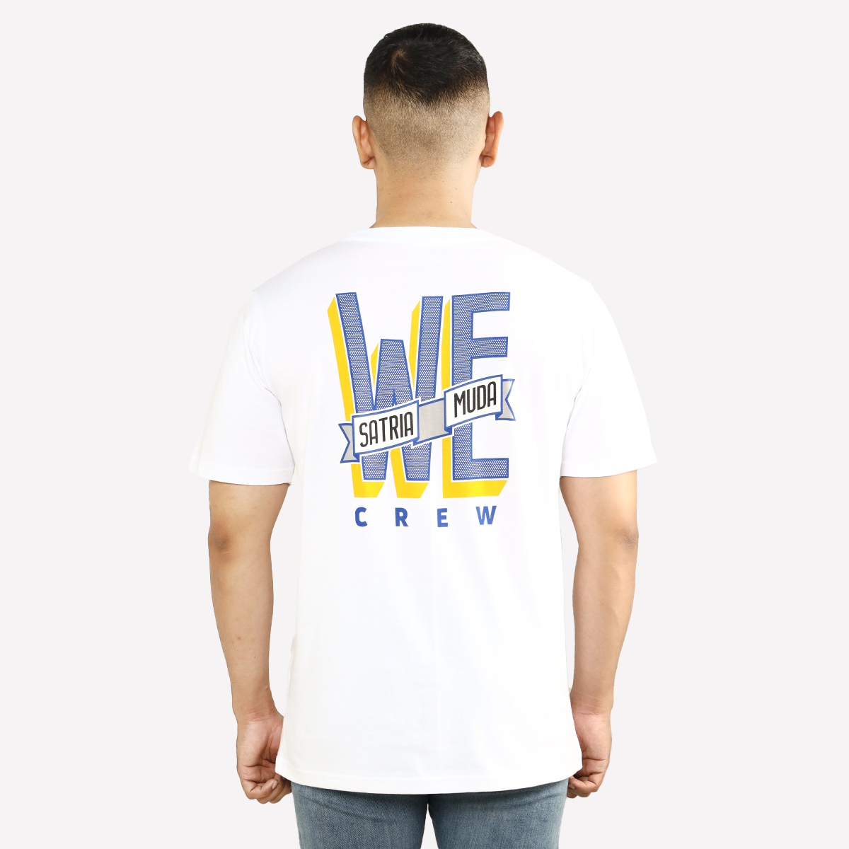 Juaraga Satria Muda T-Shirt - SM Crew - Putih