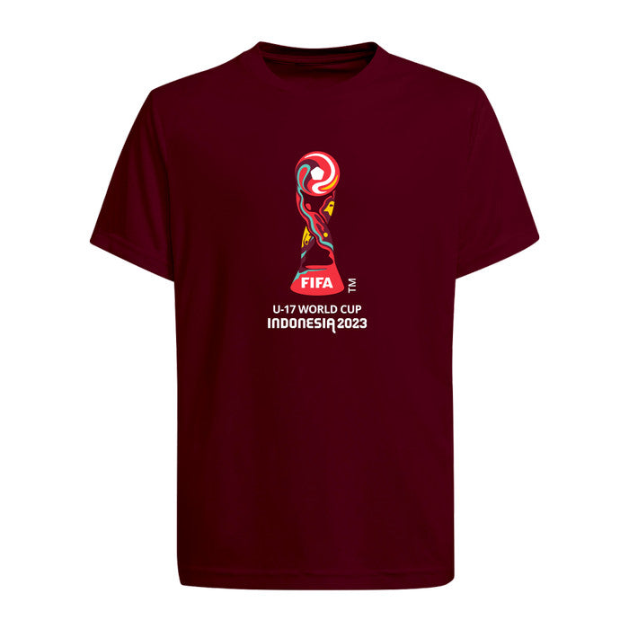 Juaraga FIFA U-17 World Cup T-Shirt - Pria Nation - Merah Maroon