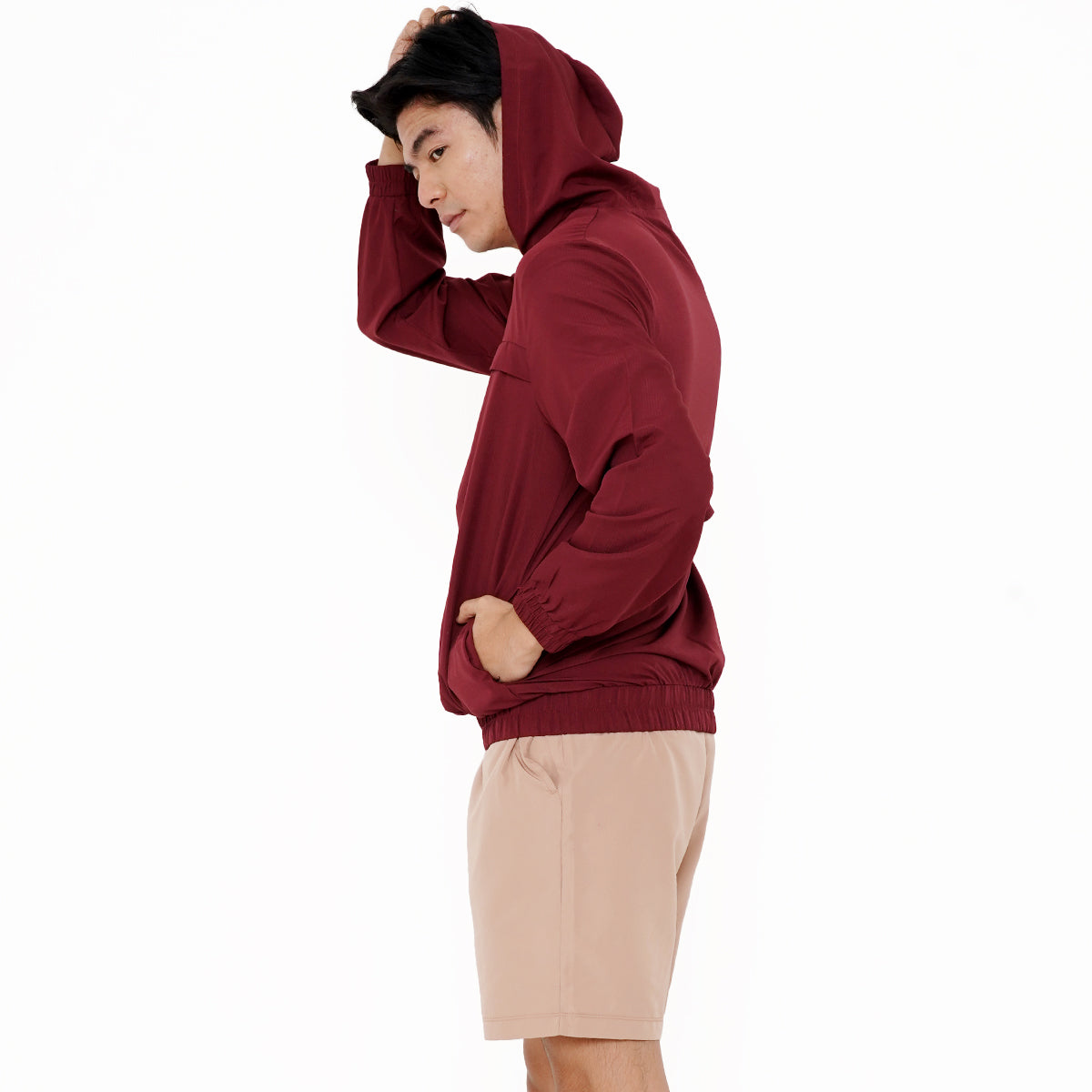Juaraga Jaket Casual - Pria JR Supreme - Merah Maroon