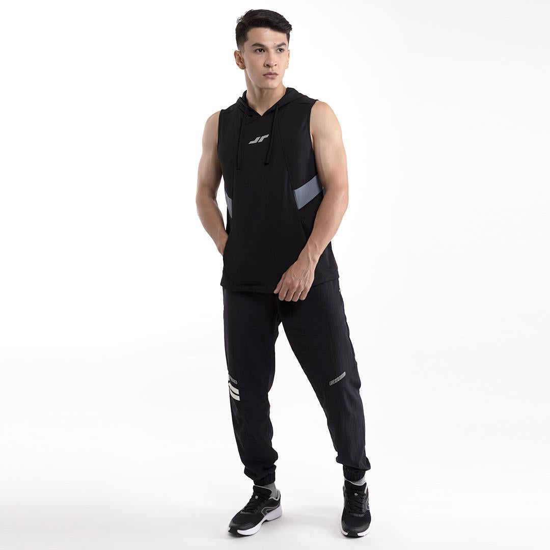 Juaraga Jersey Hoodie Sport - Pria JR Empower - Hitam