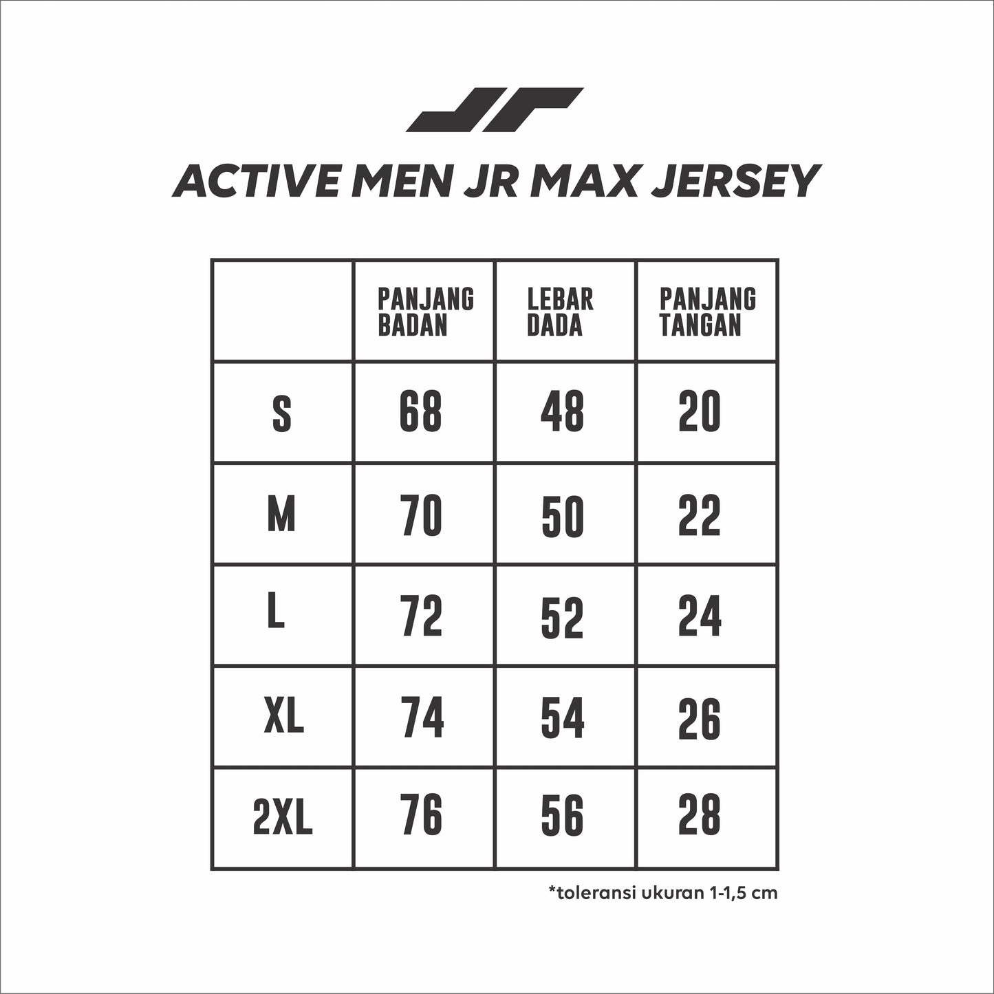 Juaraga Jersey Sport - Pria JR Max - Hitam