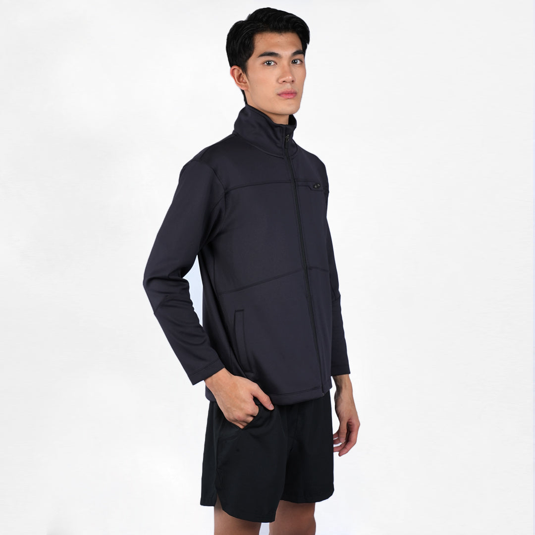 Jaket Casual Pria Signature Hitam