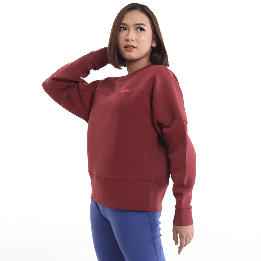 Jaket Sweater Lite Maroon