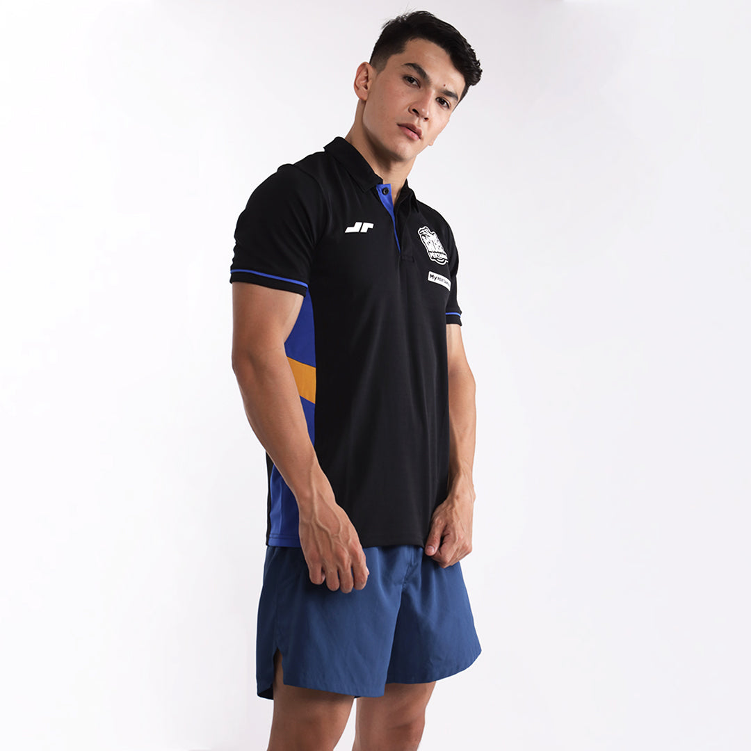 Juaraga Satria Muda Polo Shirt Basket 2023 - Hitam