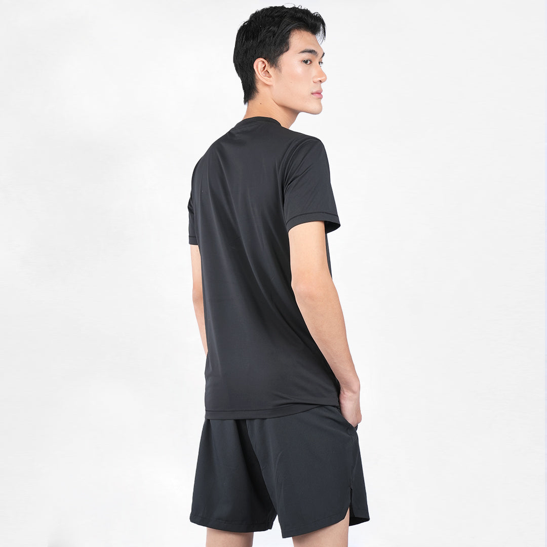 Juaraga Jersey Casual - Pria JR Signature - Hitam