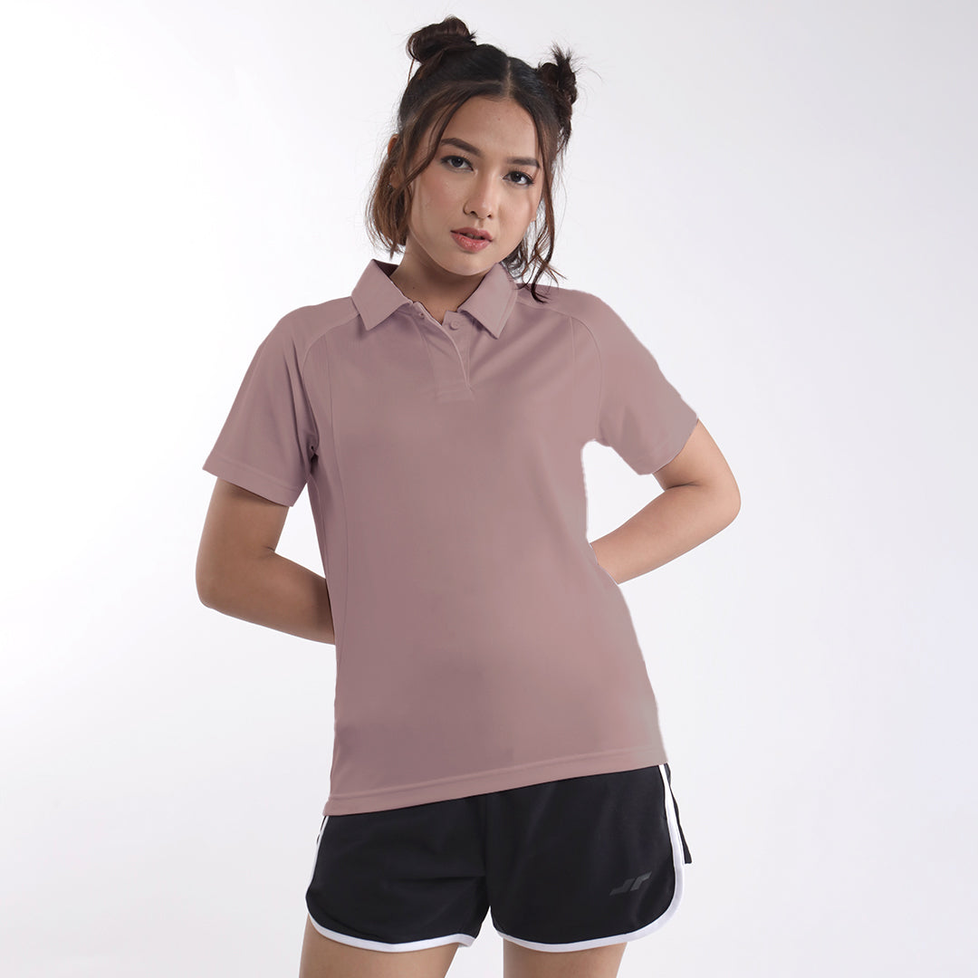 Polo Shirt Wanita Dynamic Ungu Mauve