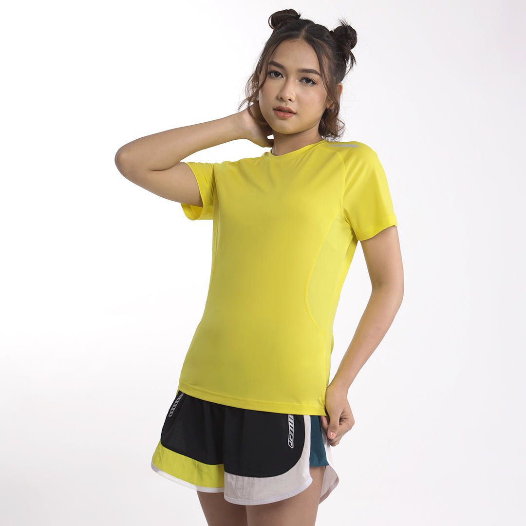 Jersey Sport Wanita Valor Kuning