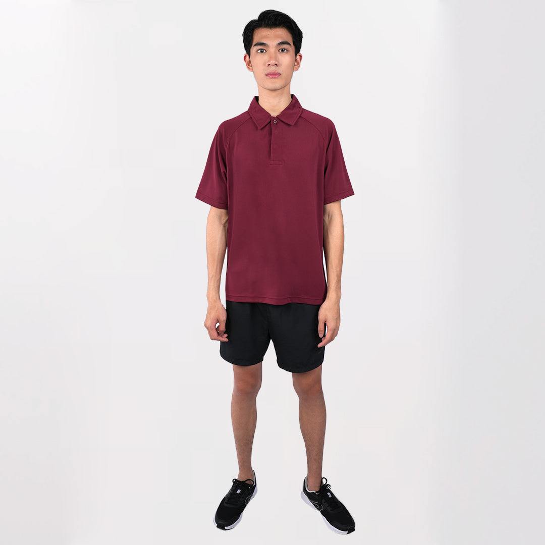 Juaraga Polo Shirt - Pria JR Dynamic - Merah Maroon