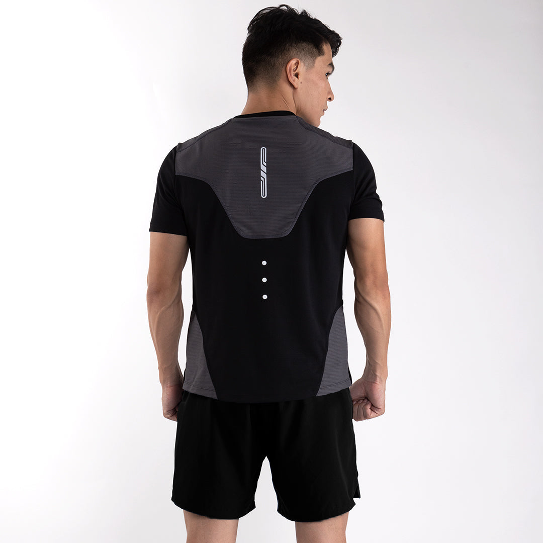 Juaraga Jersey Sport - Pria JR Max - Hitam