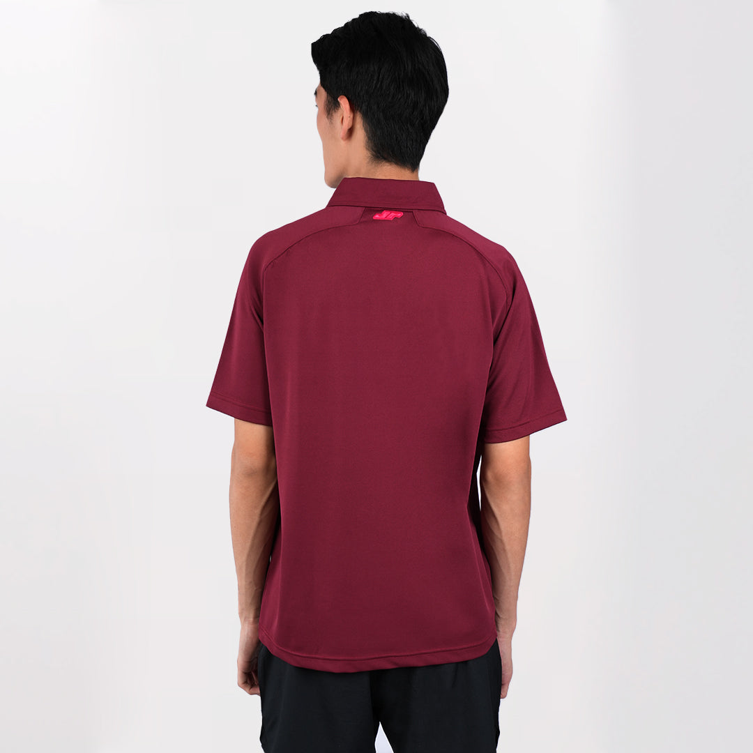Juaraga Polo Shirt - Pria JR Dynamic - Merah Maroon