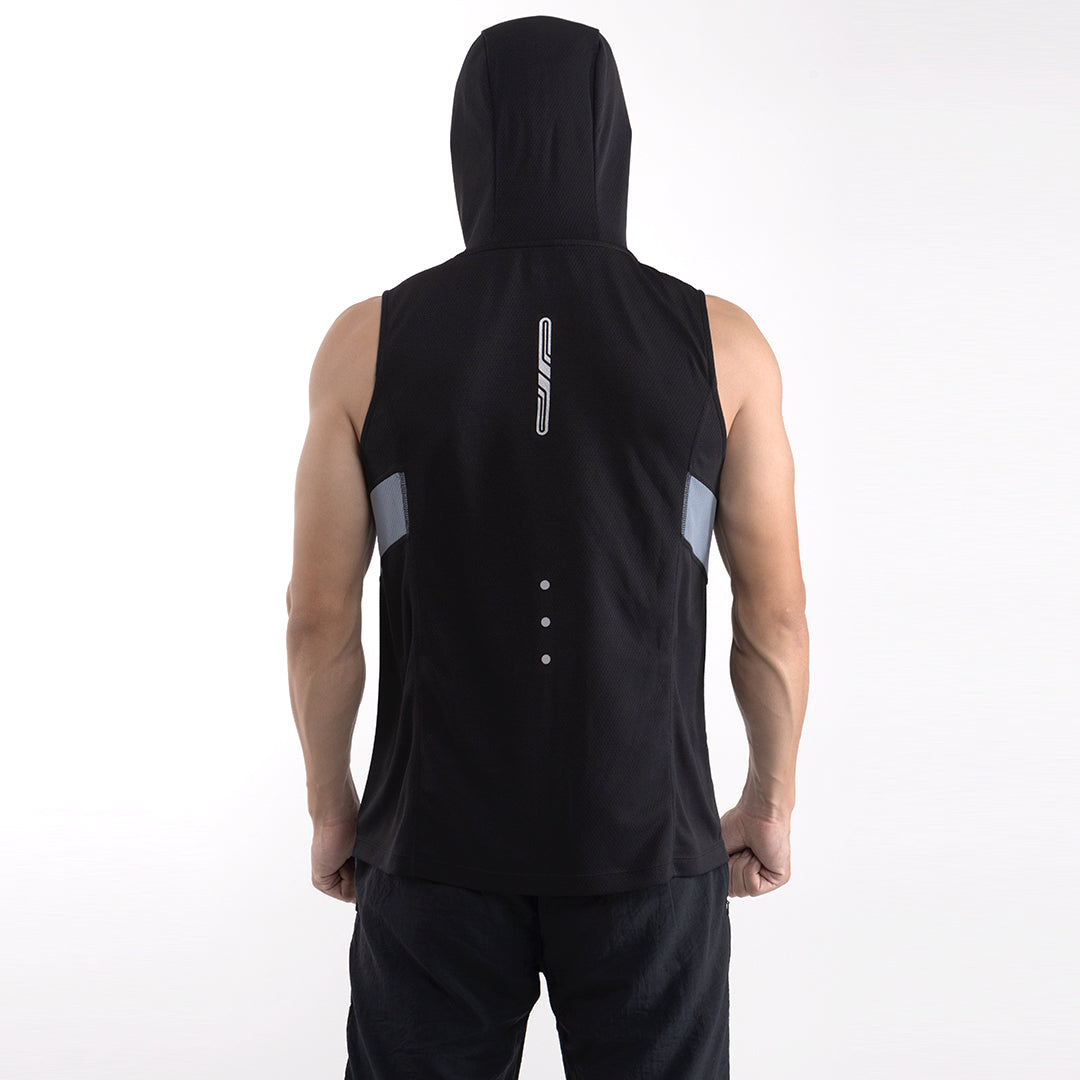 Juaraga Jersey Hoodie Sport - Pria JR Empower - Hitam