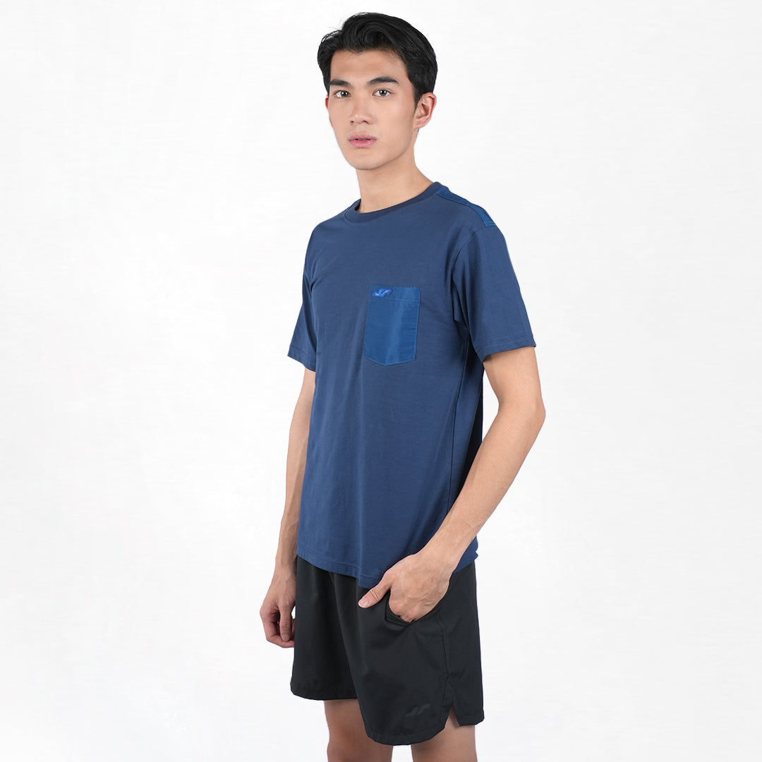 Kaos Pria Pocket Navy