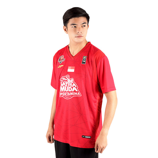 Juaraga Satria Muda Jersey Basket - Alternate 2022 - Merah