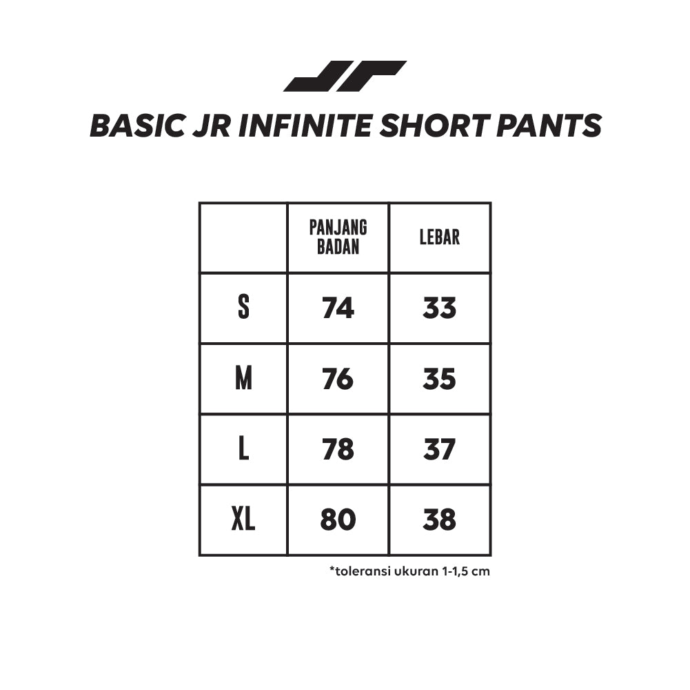 Juaraga Celana Pendek - JR Infinite - Hitam