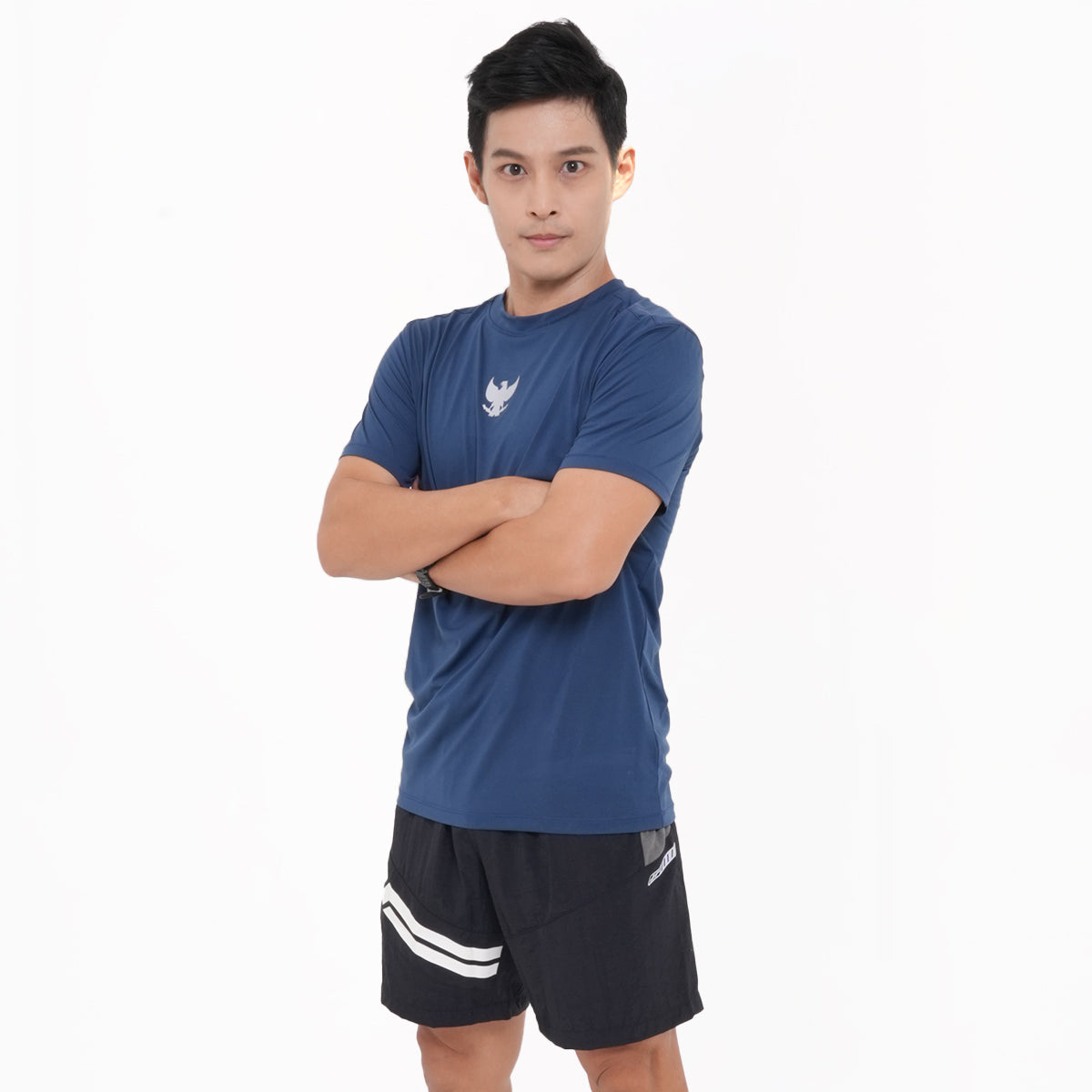 Juaraga Jersey Casual - Pria JR Signature 1945 - Navy