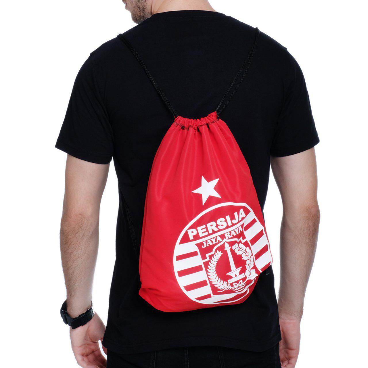 Juaraga Persija Tas Serut Draw String Bag - Merah juaraga.id