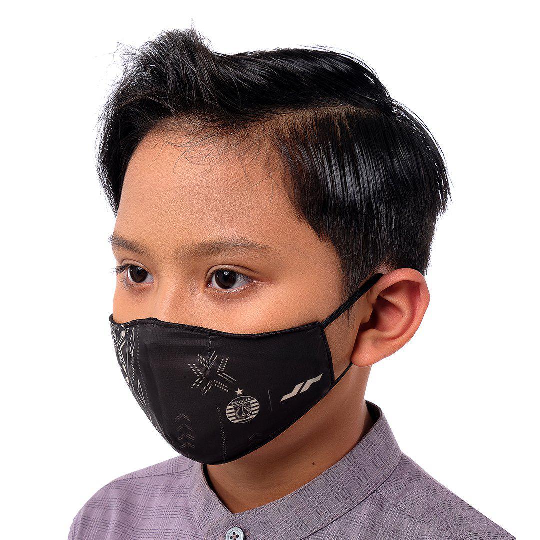Juaraga Persija Masker Kids - Edisi Lebaran 2021 - Hitam juaraga.id