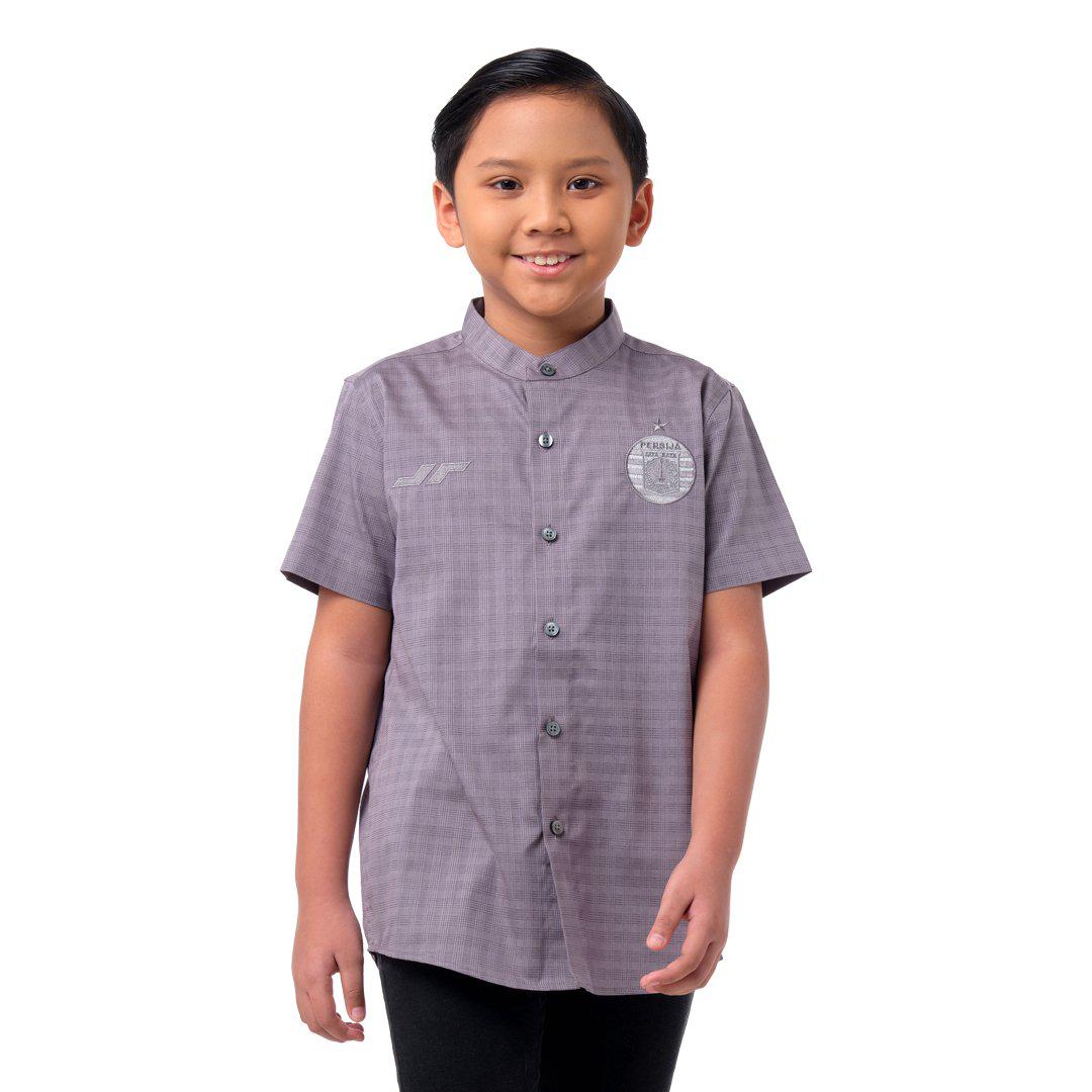 Juaraga Persija Baju Koko Muslim Anak Sarimbit 2021 - Grey juaraga.id