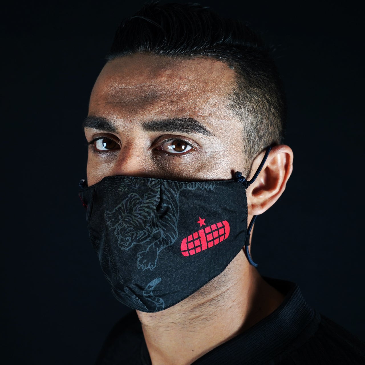 Juaraga Persija Masker Stopper Premium - STRON93R - Hitam juaraga.id