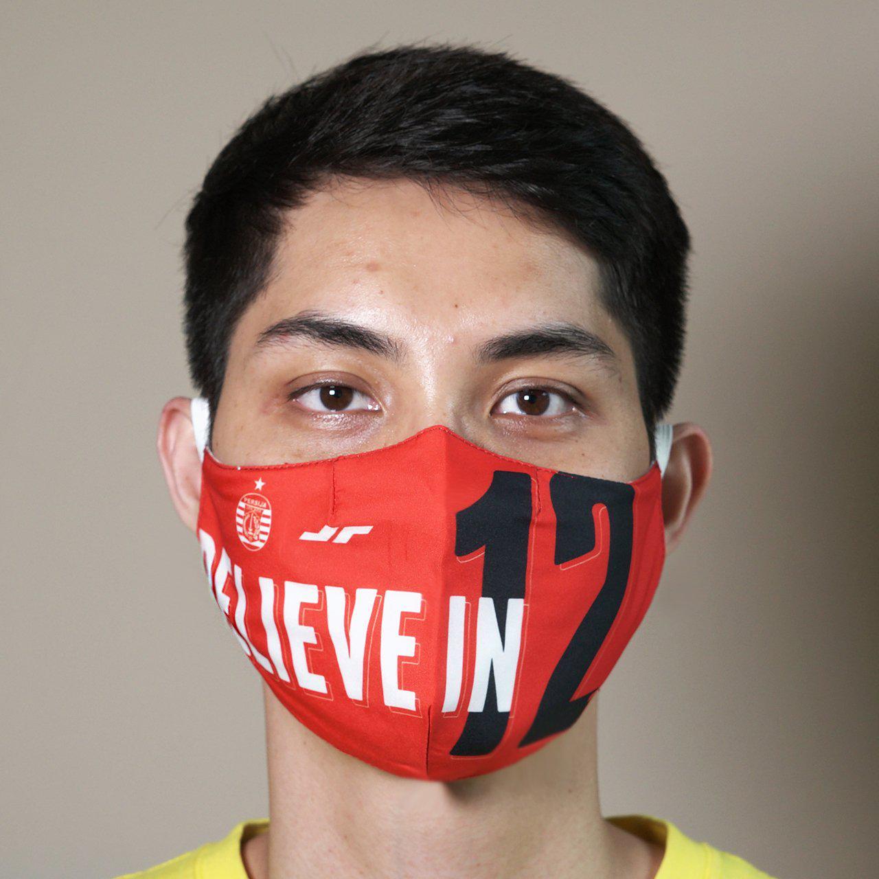 Juaraga Persija Masker - Believe in 12 - Merah juaraga.id
