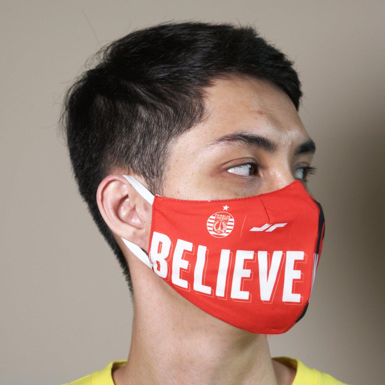Juaraga Persija Masker - Believe in 12 - Merah juaraga.id