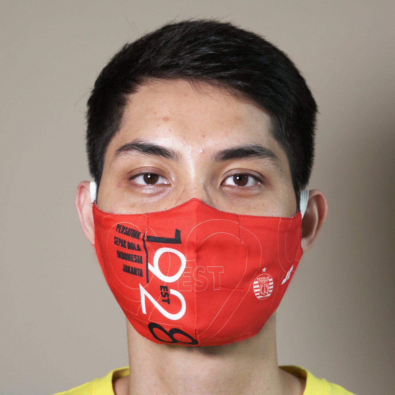 Juaraga Persija Masker - Est.1928 - Merah juaraga.id