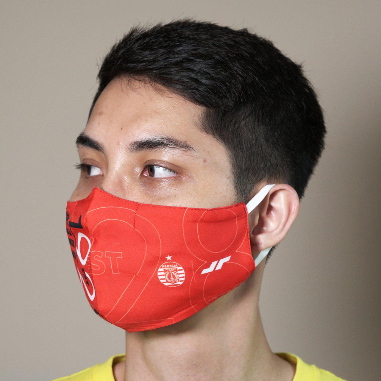 Juaraga Persija Masker - Est.1928 - Merah juaraga.id